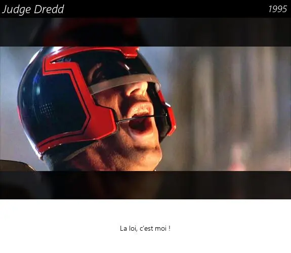 Vignette : Judge Dredd